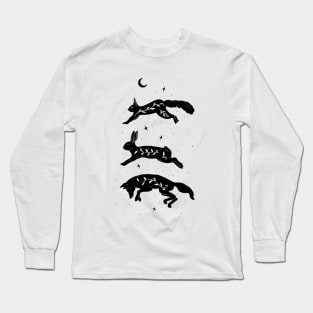 Forest animals cute Long Sleeve T-Shirt